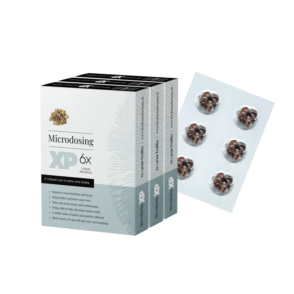 Microdosing XP truffels, 3 strips