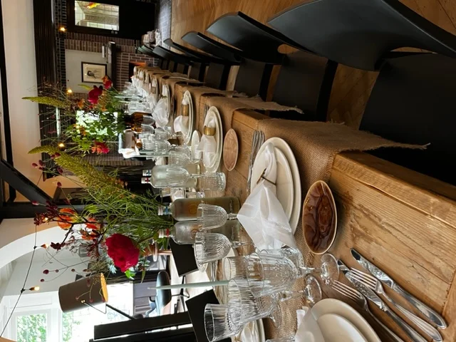 Gedekte tafel van Ray's Kitchen