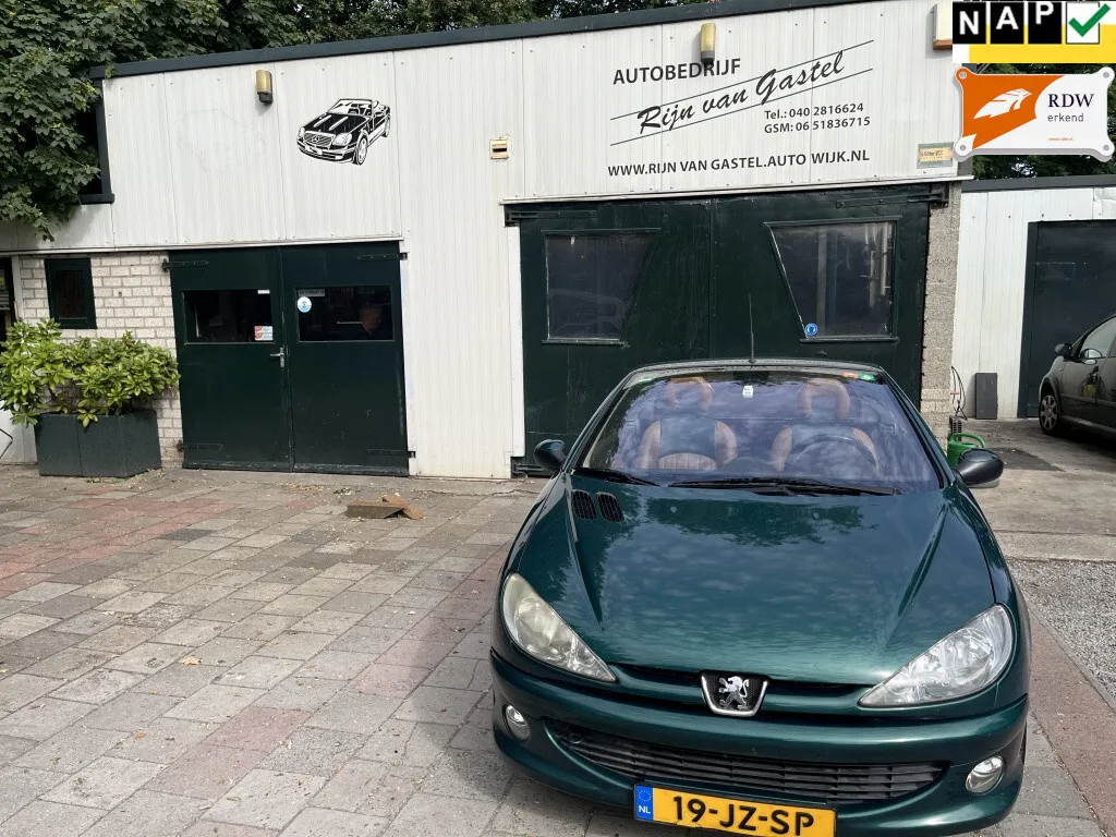 Peugeot 206 CC 1.6-16V Roland Garros uit 2002